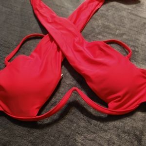 Hot pink bikini top new